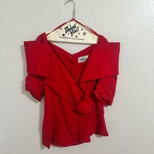 Vintage Statement Blouse and Skirt Set